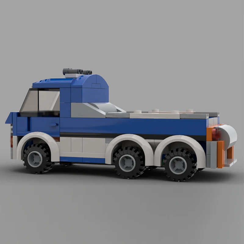 스피드 레이싱 카 모델 MOC 빌딩 블록 화물 운송 트럭 모듈형 기술 어린이 휴일 선물 조립 장난감 세트