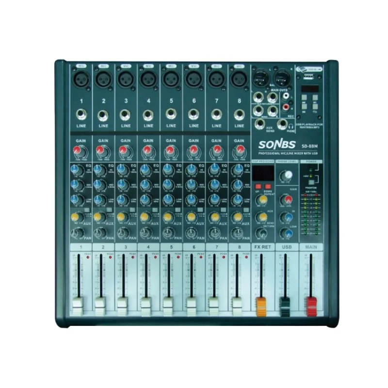 

Best Selling audio mixer console bluetooth USB 8-channel audio music sound dj mixer dj controller/audio console mixer