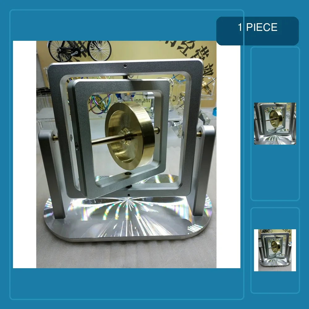Box three axis metal mechanical gyroscope college student physics experiment equipment angular momentum fixed axis demonstration