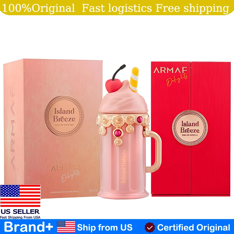Armaf Island Breeze Fruity Floral Musky Eau De Parfum Hair and Body Spray 100ML Long Lasting Fragrance Cologne Birthday Gift