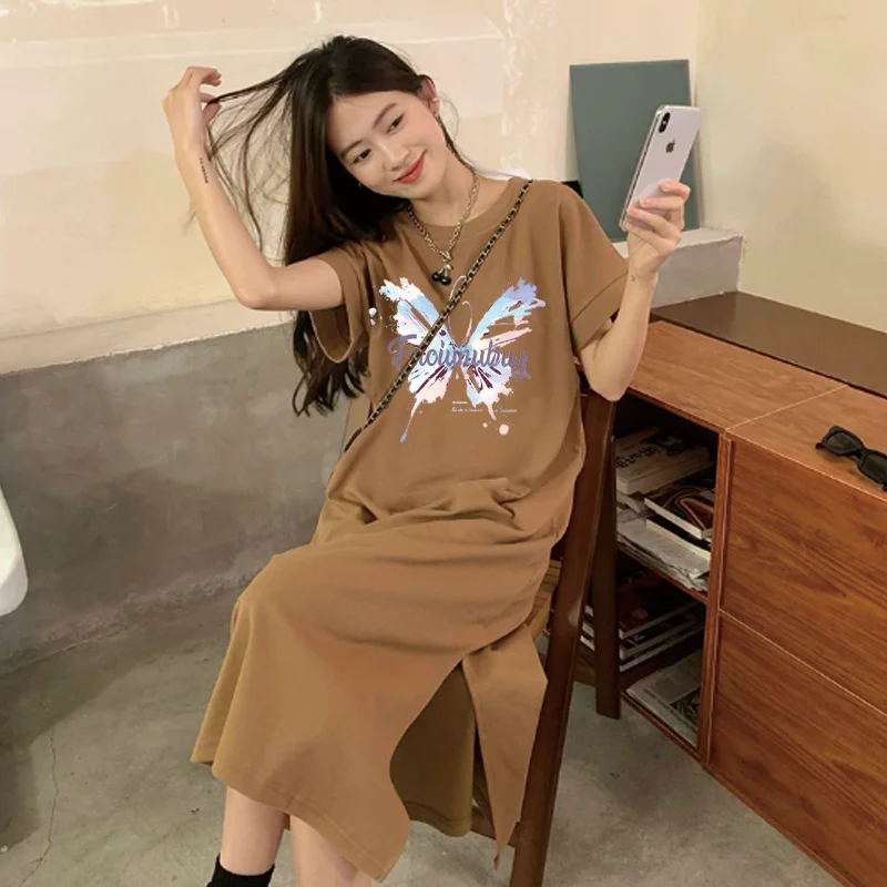 Damska sukienka T-shirt z nadr – Summer Clothing For Older Women recenzja i cena