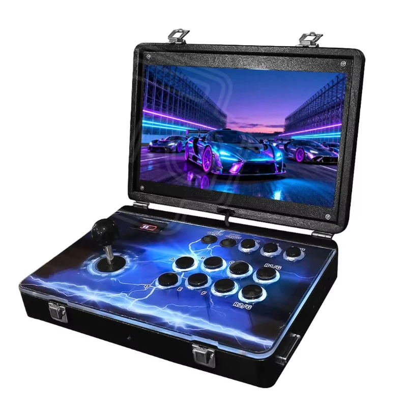 Console di gioco portatile retrò arcade da combattimento inglese da 14 pollici
