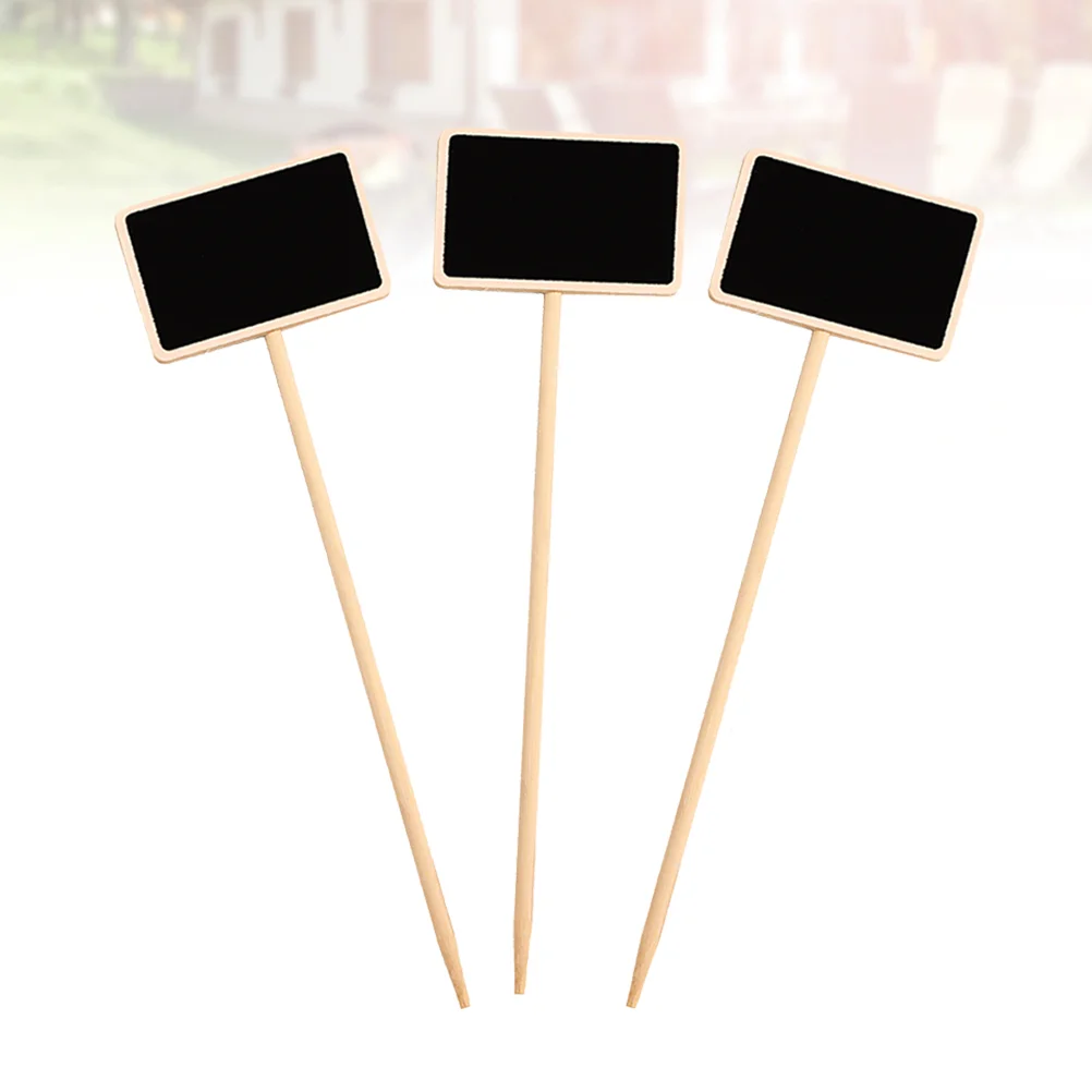 10PCS Mini Chalkboard Blackboard Message Board Home Decoration DIY Accessories Mini Wooden Blackboard