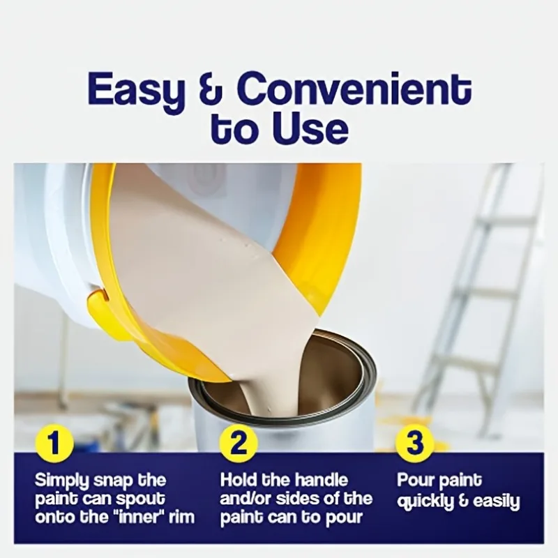 1 قطعة يمكن صنبور الطلاء يناسب جميع علب الطلاء الكل باينت كوارت وجالون الكل في واحد صب ملحق حامل فرشاة الطلاء والممسحة #3