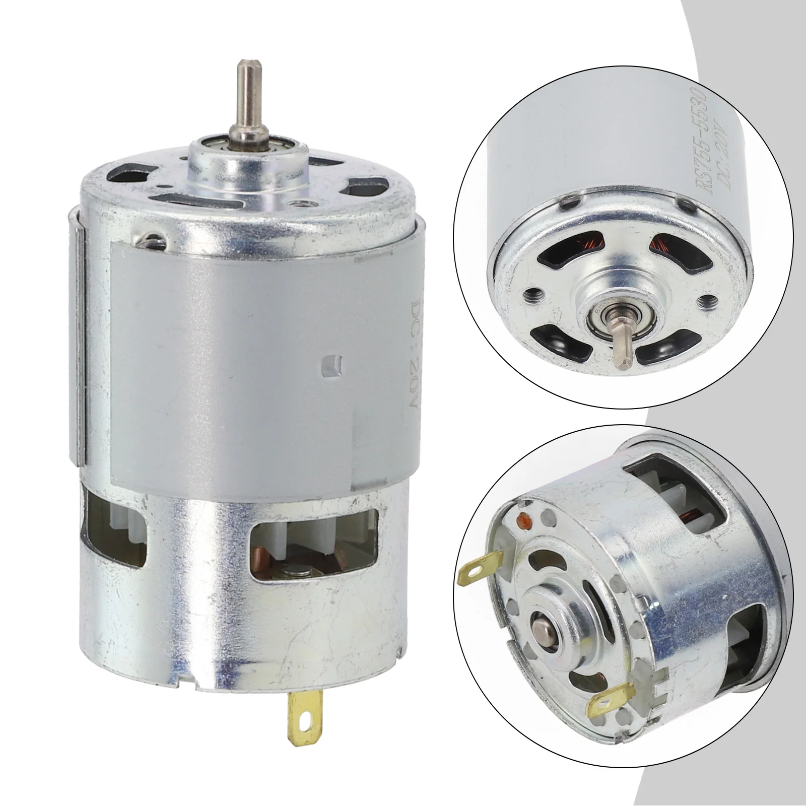Spindle Motor 775 Large Torque High Power Electronic Component Motor 20V D-Shaped Shaft Motor For Car for Lawn Mower Ball