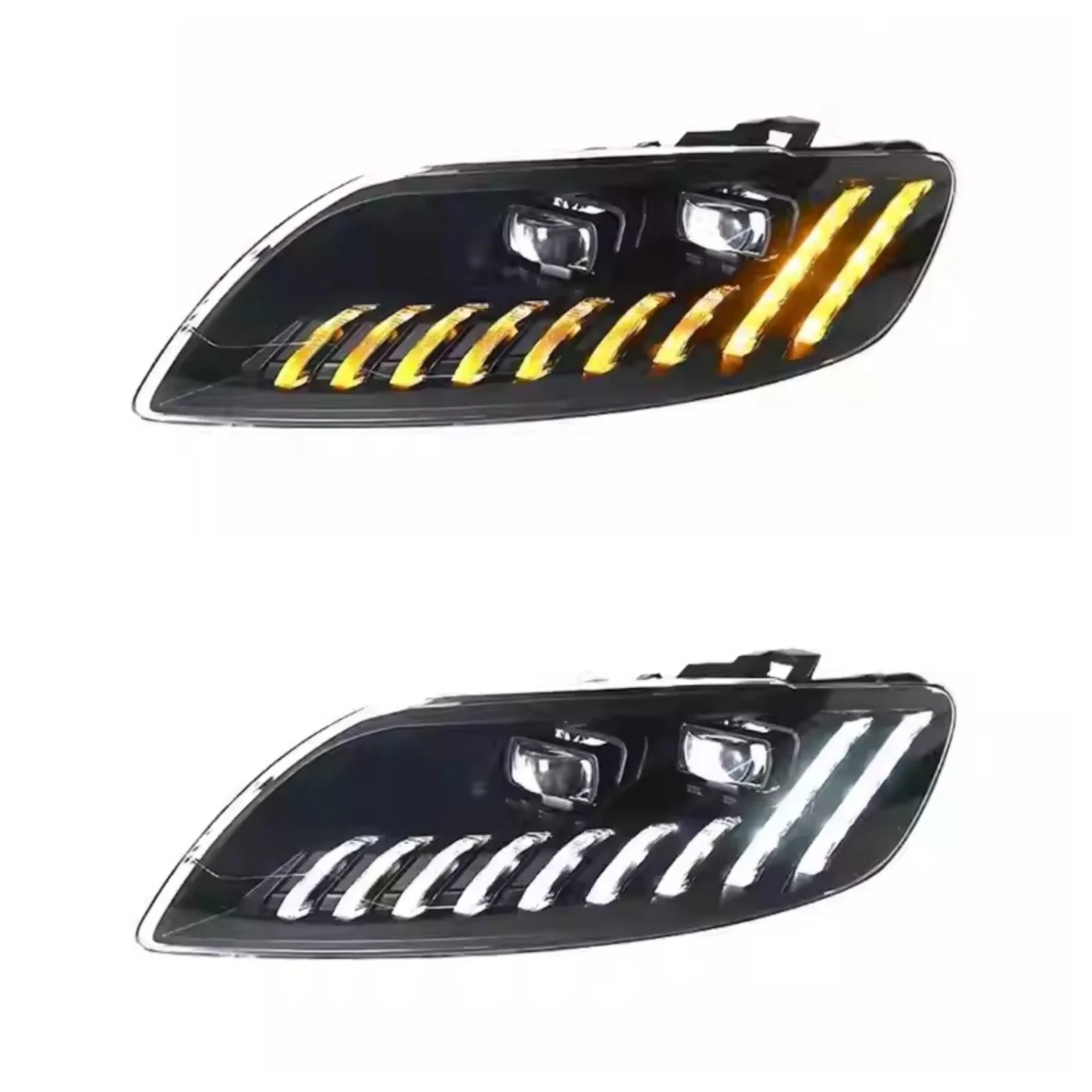 Body Kit Led Front Headlight Assembly for Audi Q7 06-15 Daytime Running Light Turn Signal Car Accessories