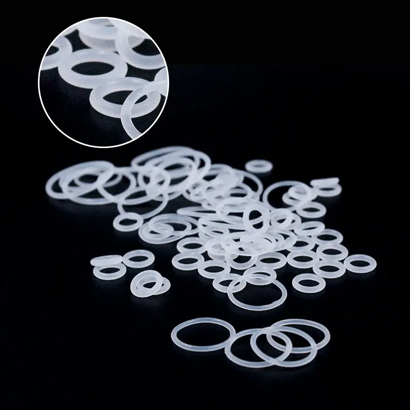 O-ring thickness 1.9/2.2/2.4mm CS silicone VMQ sealing high temperature resistant gasket rubber ring complete in specifications