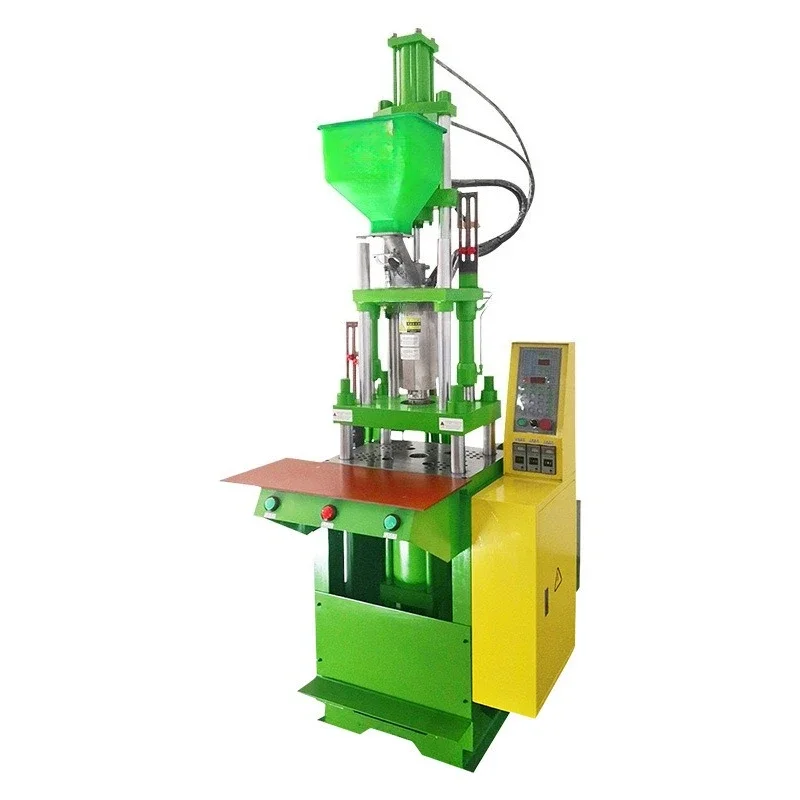 Small vertical injection molding machine, power plug wire molding injection molding machine