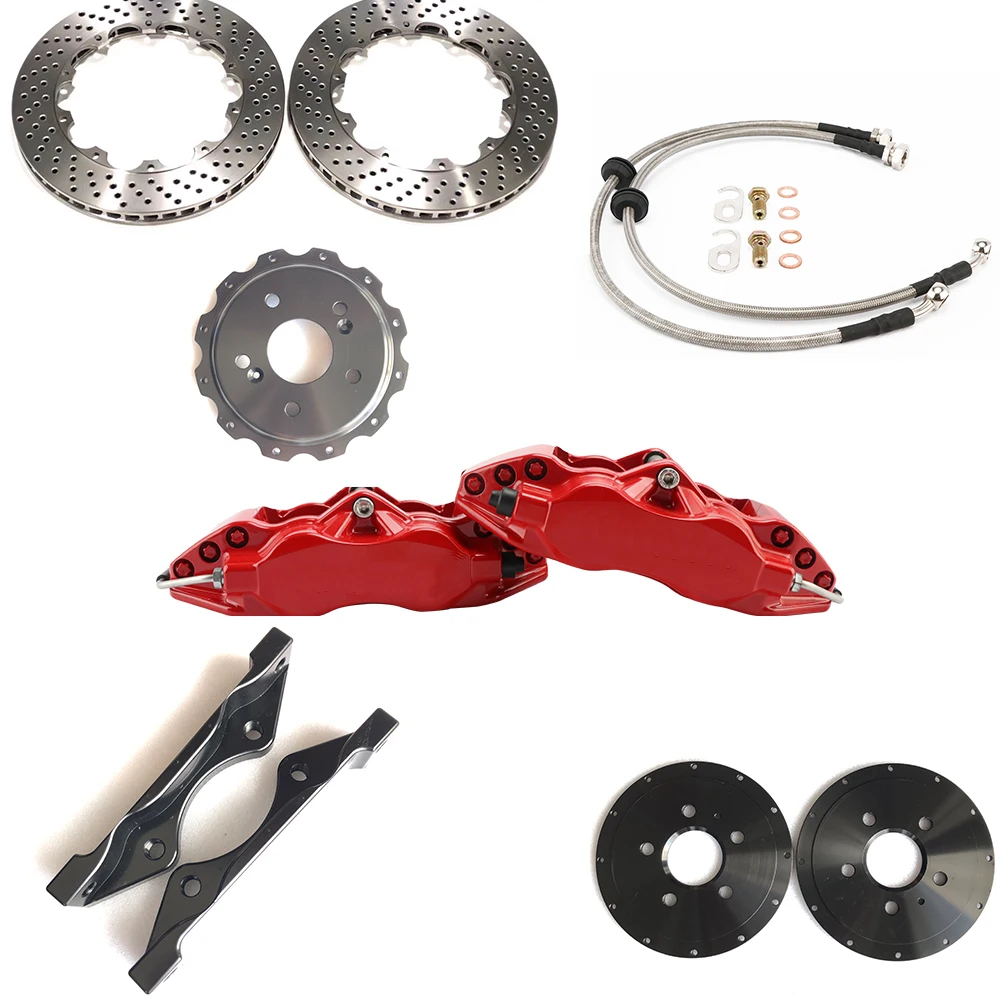 Jekit car 4-pot 9200 brake kit with 330x28 rotor fit for E36 front rim 17