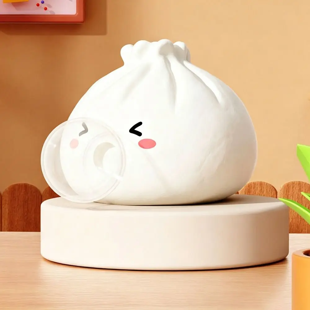 New Silicone Bubble Blowing Baozi Soft Rebound Cute Cartoon Stress Relief Bubble Blowing Squeeze Bun Adults
