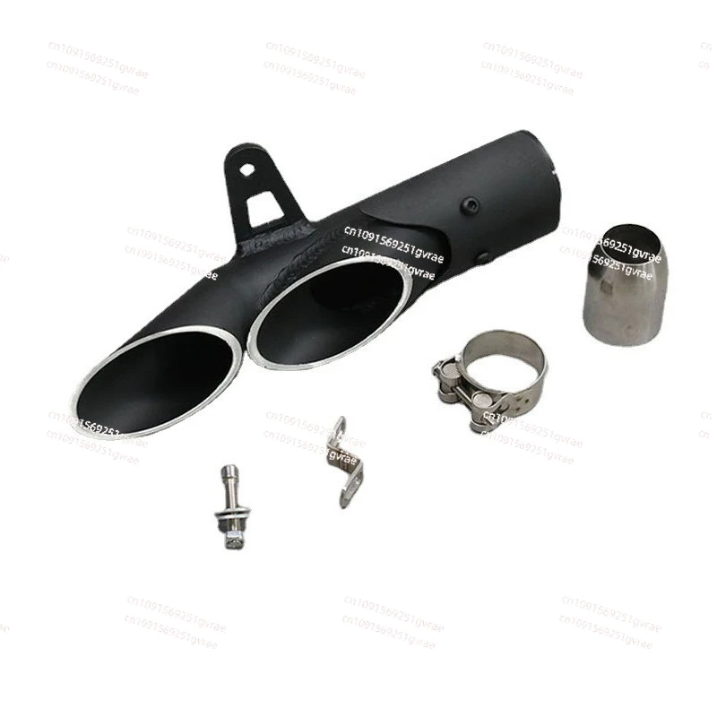 

Motorcycle Modified Sports Car CB1000 Large Displacement Inclined Chimney Locomotive TOCE Three-hole Fried Street Exhaust Pipe