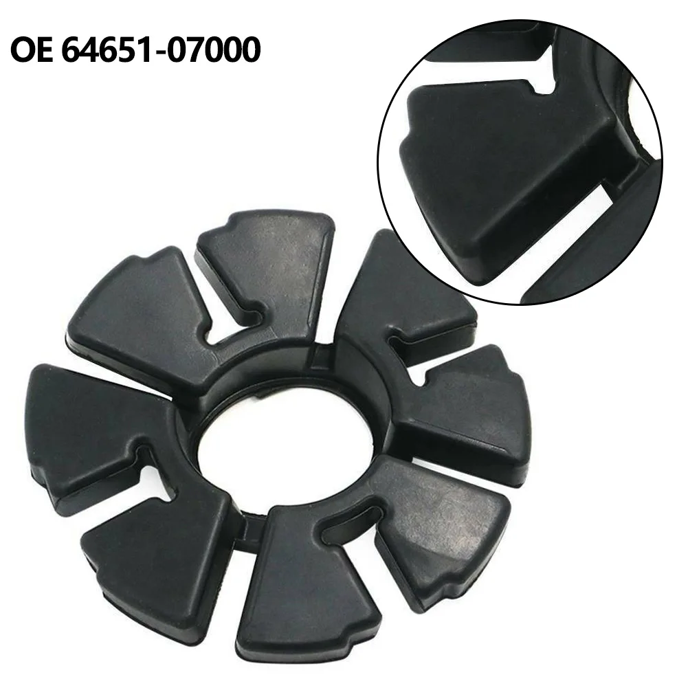 Black Rubber Cush Drive Set for Rear Wheel of For Suzuki GN125 GN250 EN125 RG125 Replace OEM Number 64610 38300