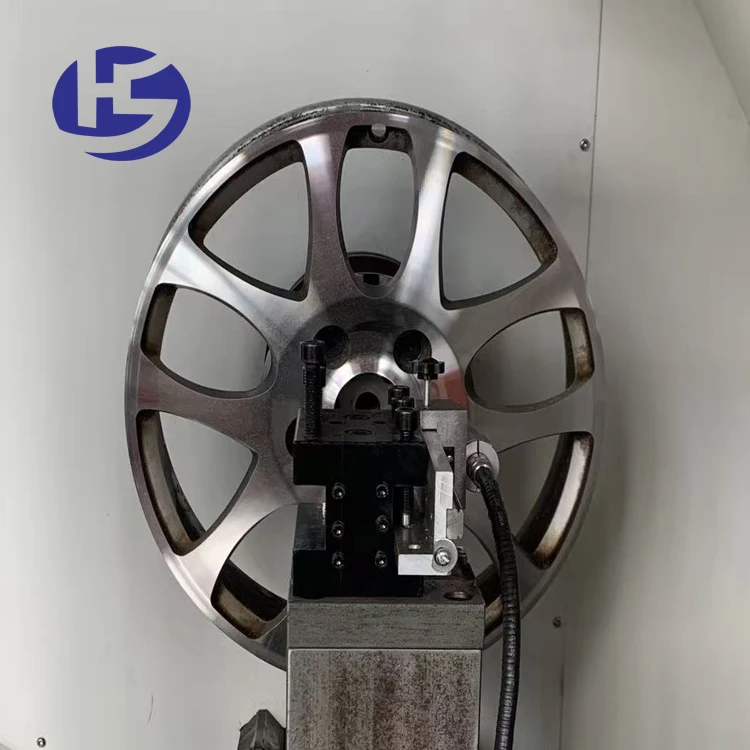 WRC24 CE Certification CNC Horizontal Single Auto Hub Repair Machine Automatic Wheel Rim Lathe for Alloy Rim Vehicle Equipment