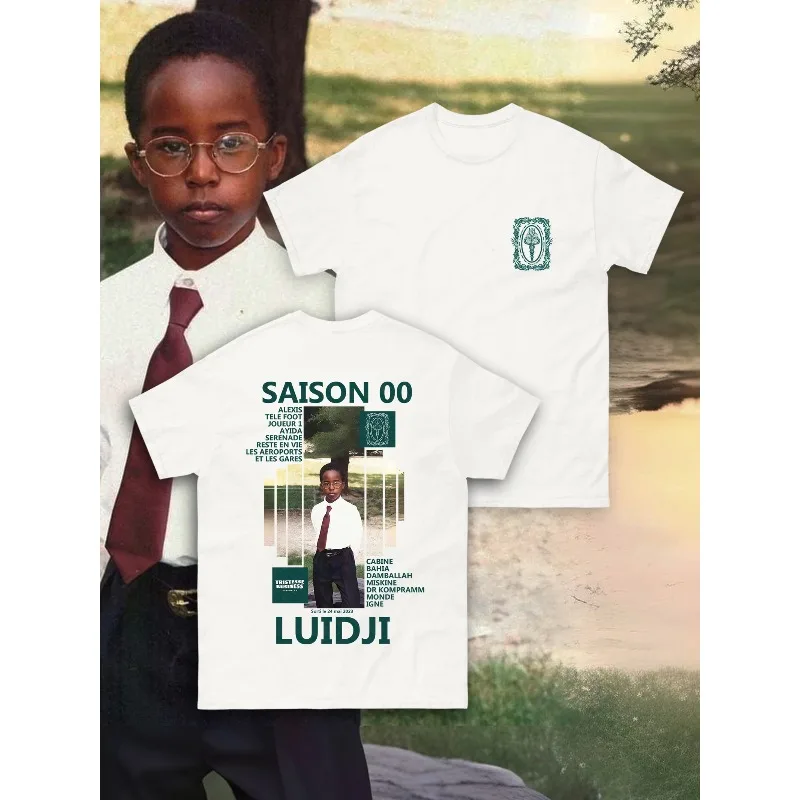 

2025 Summer Rapper Luidji Saison 00 Graphic Men Hip Hop Pop Music T Shirts Male Vintage Casual High Quality Cotton Tees