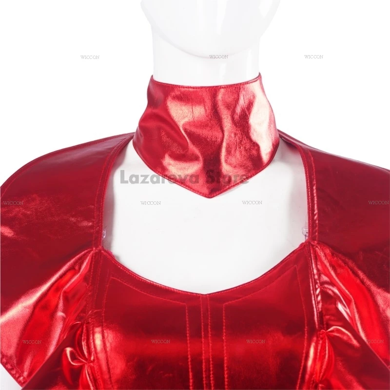 2024 Smile Movie Skye Cosplay Riley Costumes Wig Red Jumpsuit Women Halloween Scary Shinny Film Party Roleplay Women Outfit