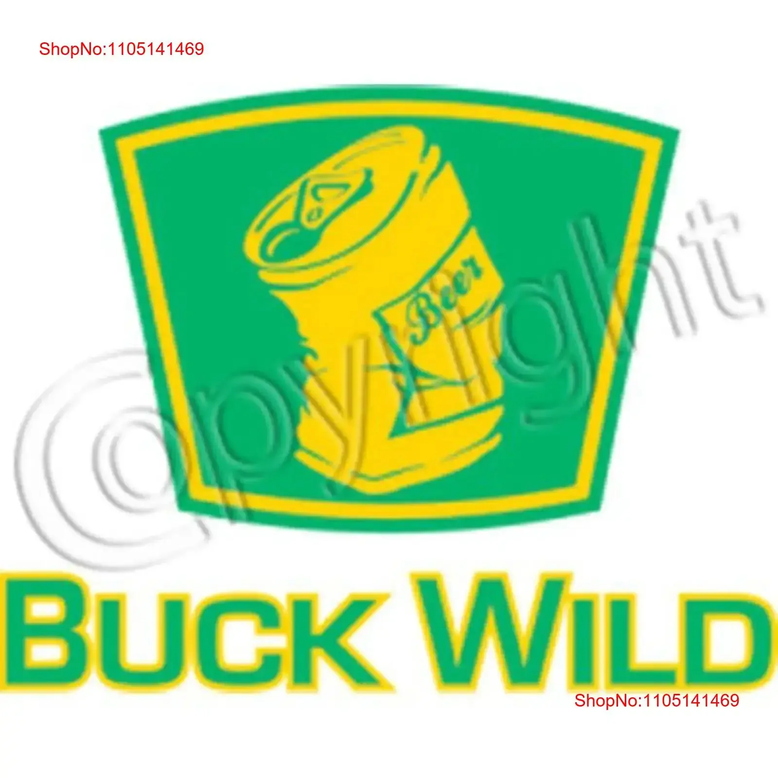 باك وايلد بيرة يمكن شعار تي شيرت اخترت حجم النمط اللون حتى 4XL 10361 خمر غسلها مصمم الملابس امتدت للجنسين