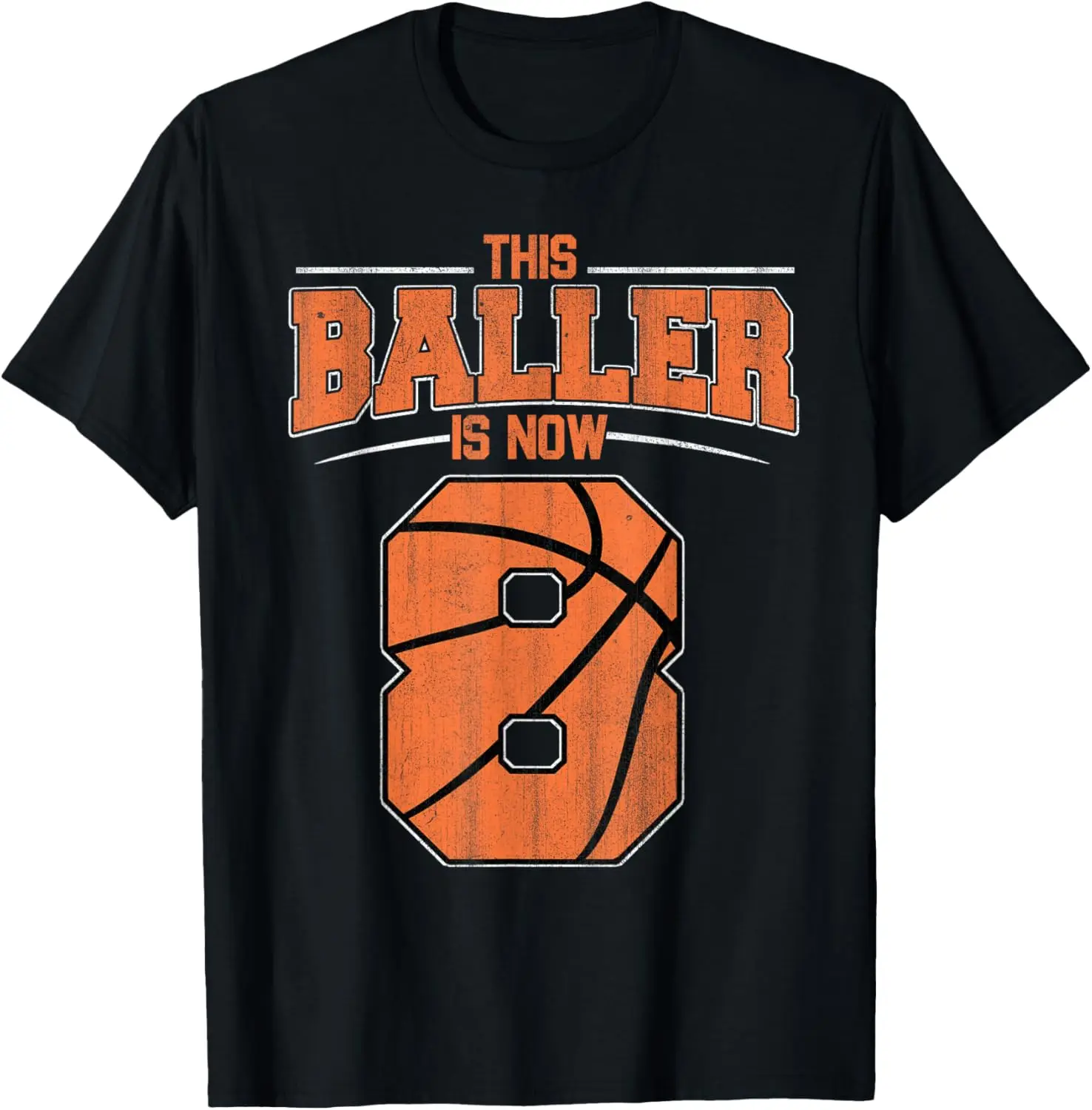 Happy Birthday 8th 8 Year Old Basketball Boys Eighth 2013 T-Shirt