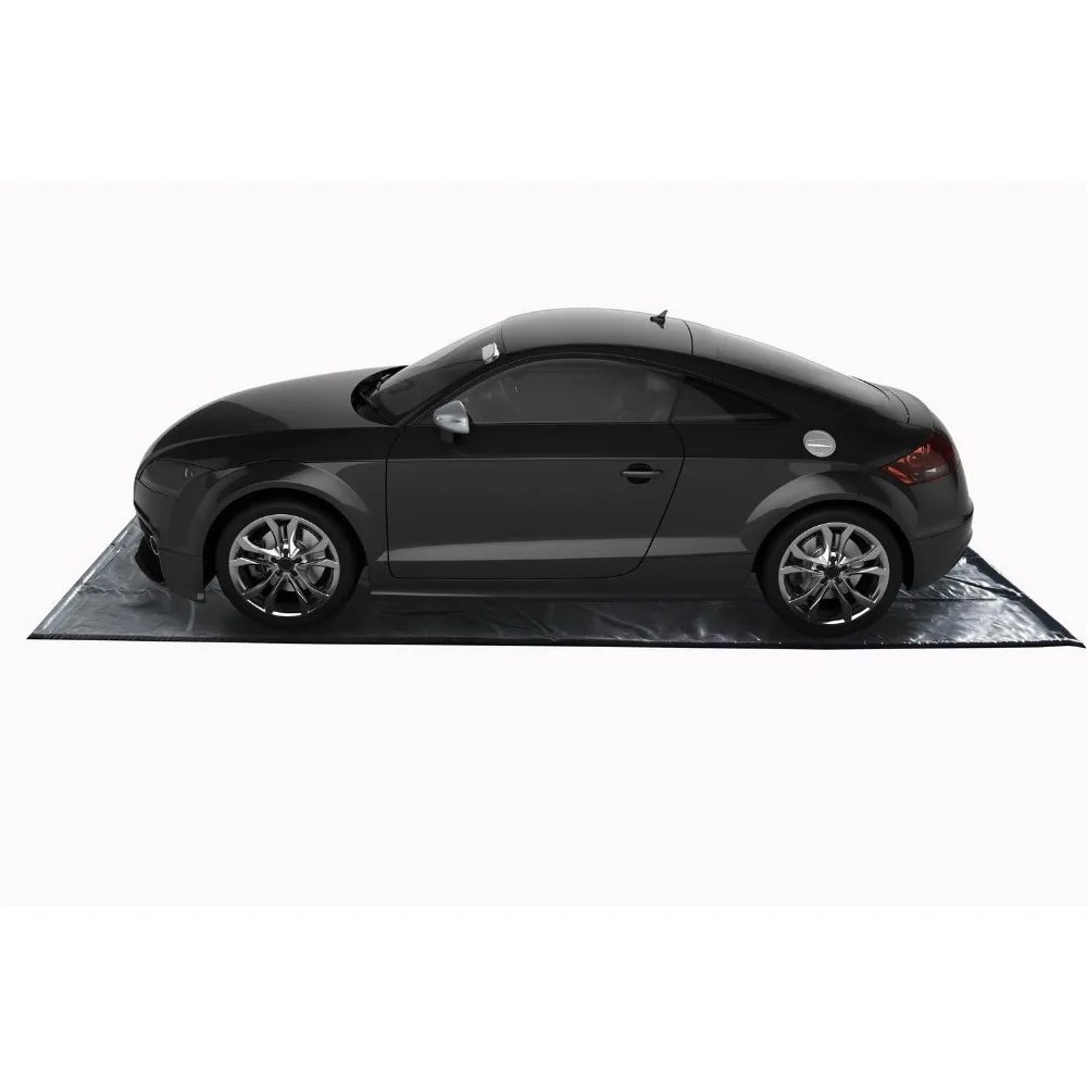 سجادة أرضية جراج الاحتواء بالثلج والثلج والطين - غطاء حماية كبير مقاس 7.9 × 18 قدمًا #5