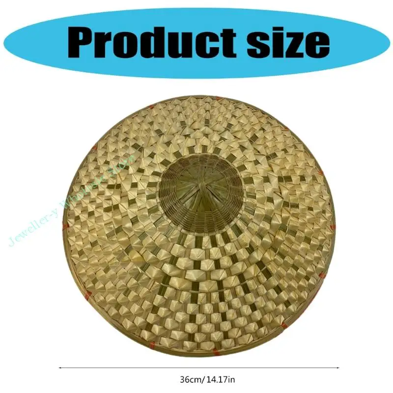 قبعة R7UF المتينة المصنوعة من الخيزران مثالية للعمل في الهواء الطلق والمسرح