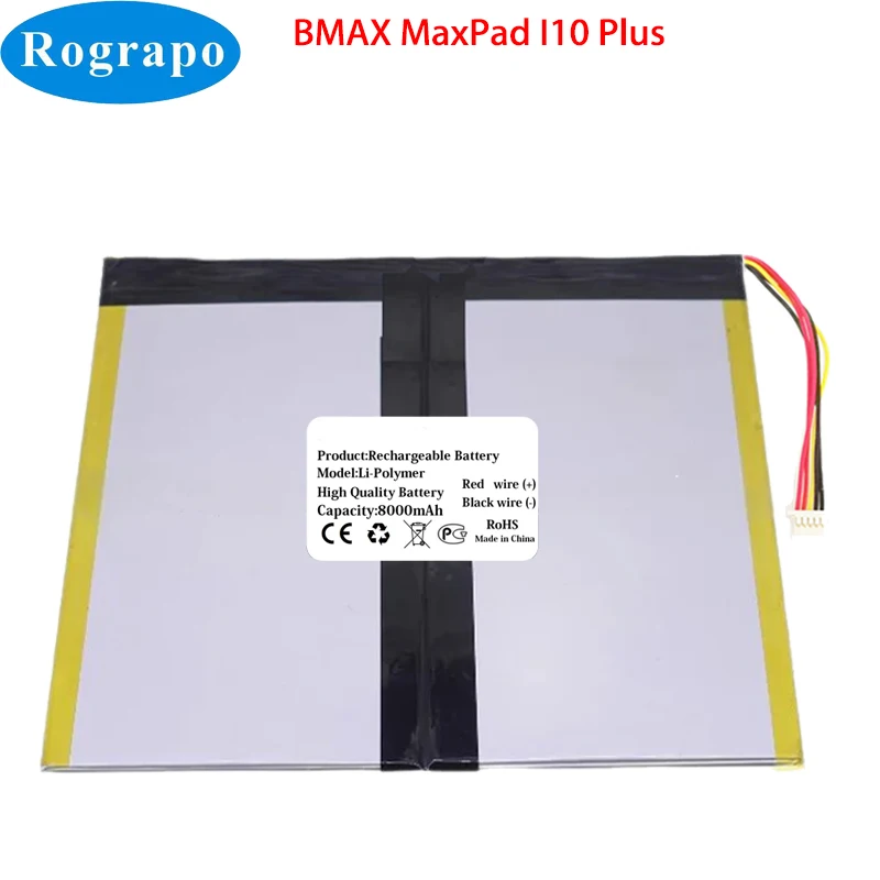 Новый аккумулятор для планшетного ПК BMAX MaxPad I10 Plus 4G 3,8 В 8000 мАч