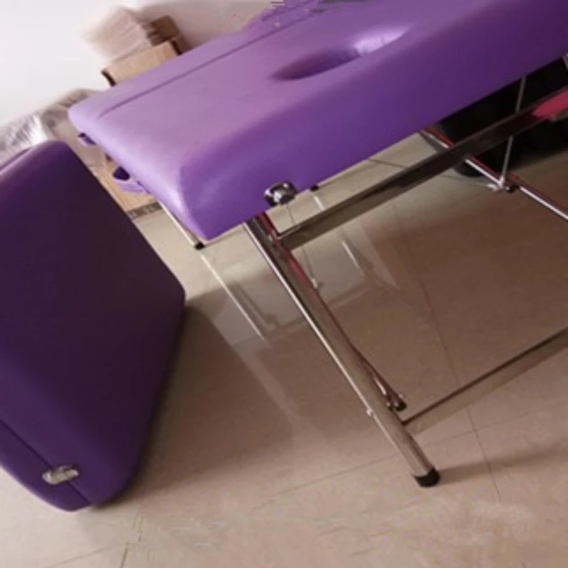 Portable Beauty Folding Beauty Bed Spa Tattoo Cosmetic Massage Bed Full Body Recliner Lettino Massaggio Salon Furniture WZ50MB