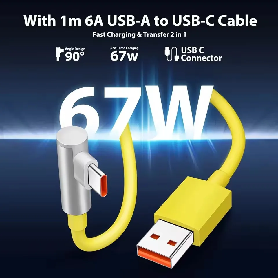 كابل شحن سريع للغاية 120 وات 100 وات 90 وات 67 وات توربو رابيد تايب سي USB لشاومي 15 16 17 برو ماكس ريدمي نوت 12 13 14 POCO X6 OPPO #2