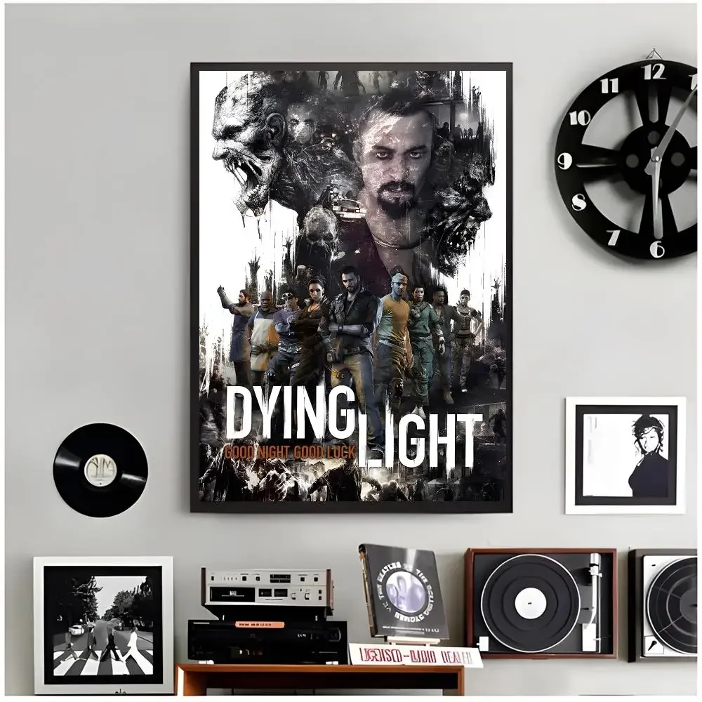 Zombie Game d‑Dying Light Poster Modern Wall Art Home Decor Living Room Decorative Print Unframed