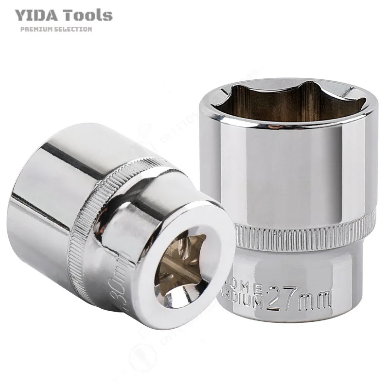 1/2 Inch Hexagon Socket Short Sleeve Head Chrome Vanadium Steel Large Fly Outer Hex Casing Screw Big Fly Sleeve