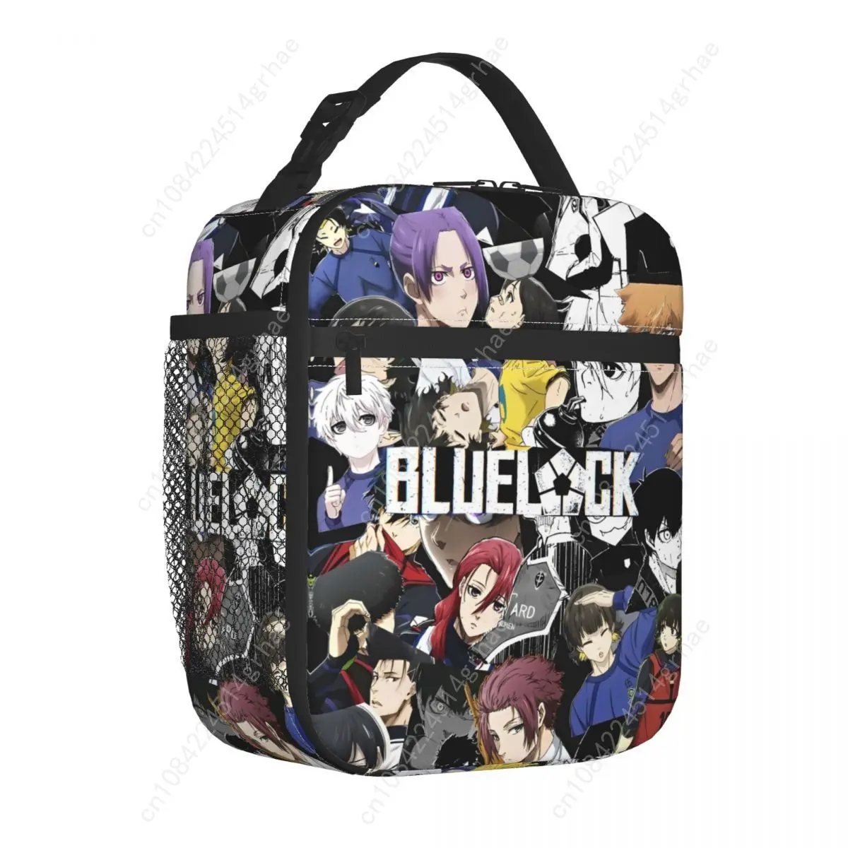 Blue Lock Bachira Yoichi Isagi Accessories Insulated Lunch Bag For Office Football Manga Storage Bag Cooler Thermal Lunch Box