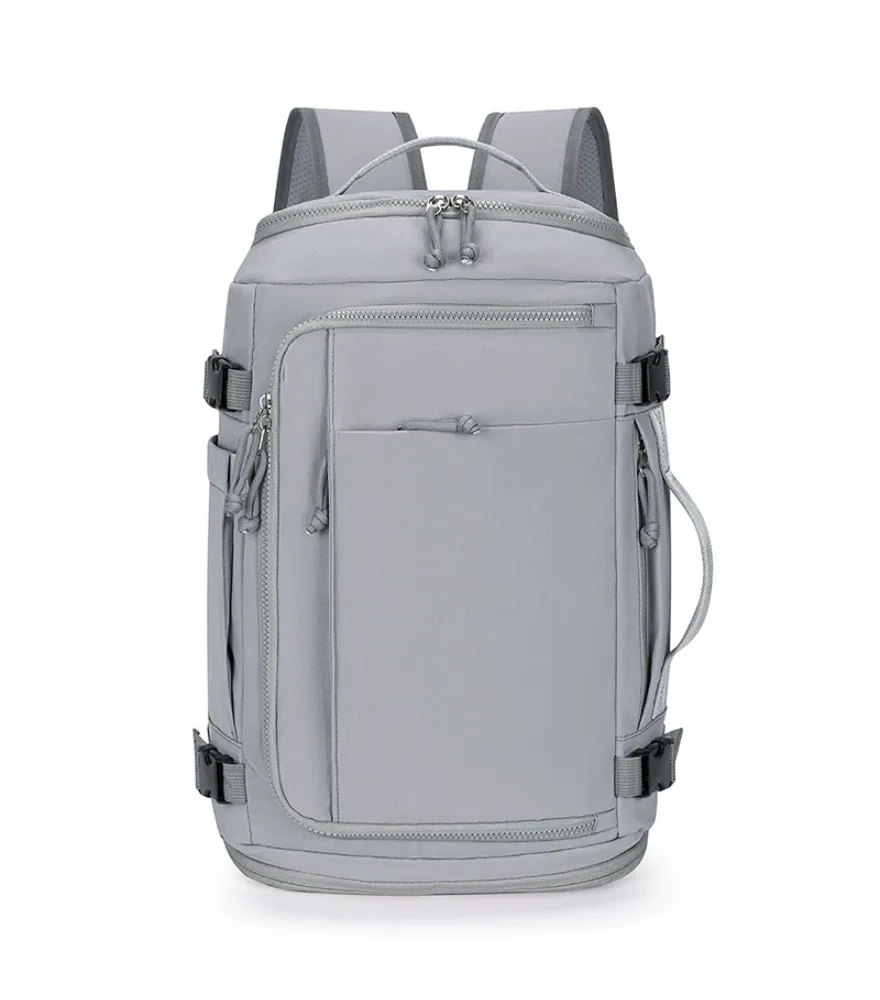 

Trend bag fashionable large-capacity schoolbag strap shoe compartment six-color backpack travel versatile storage backpack.