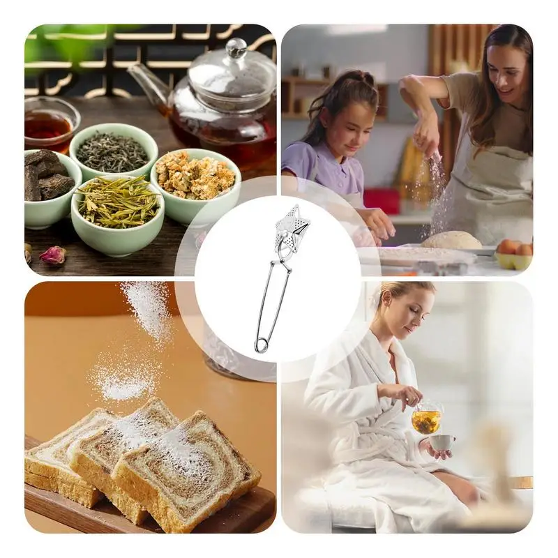 Loose Leaf Mesh Tea Infuser, Tea Strainer, Filter Maker, Difusor para Erva, Spice, Brewing Items, Service Teaware, Kitchen Tool