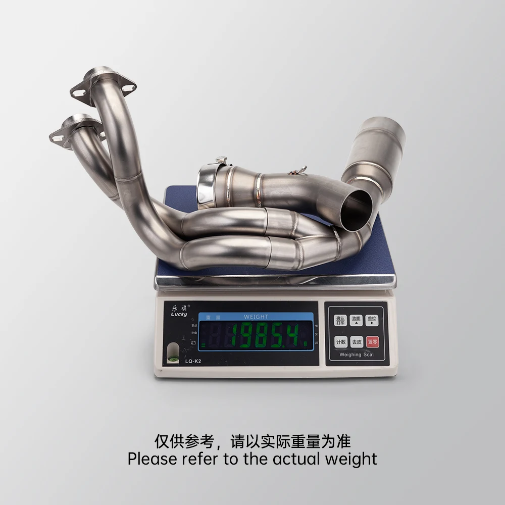 Suitable for ER6N Versys 650 Z650 Ninja 650 motorcycle exhaust pipe connection sliding into the tail muffler system 2023-2025