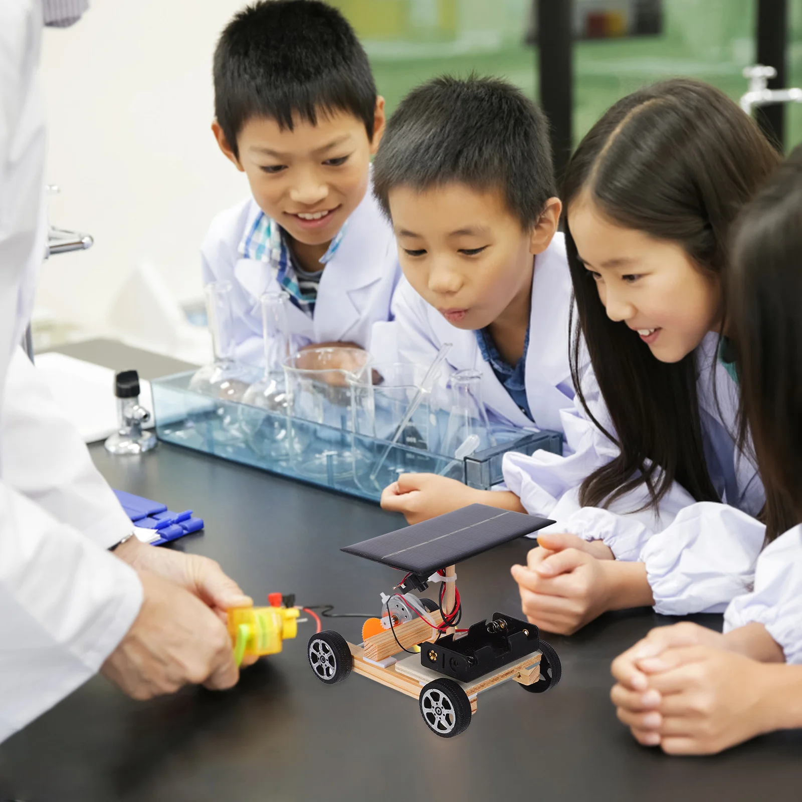 Kit de construction en bois DIY pour enfants, 1 pièce, pour projets scientifiques d'ingénierie créative, cadeau éducatif pour enfants