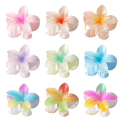 Mode 8cm Perle Perle Licht süße Farbverlauf Acryl Plume ria Blume Hai Clip Haarnadel Haarschmuck Frauen Mädchen Haars pange