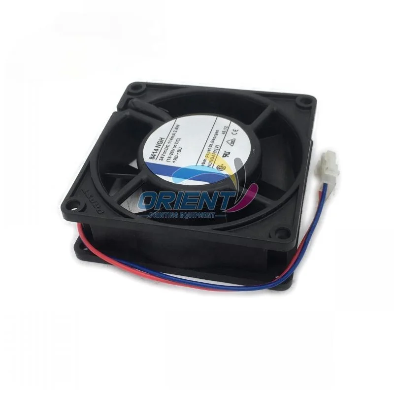 High Quality 8414NGH 8414 NGH Fan 24V 2.8W 8414-NGH DC Fans 80*80*25mm For Printing Machine Fan Spare Parts