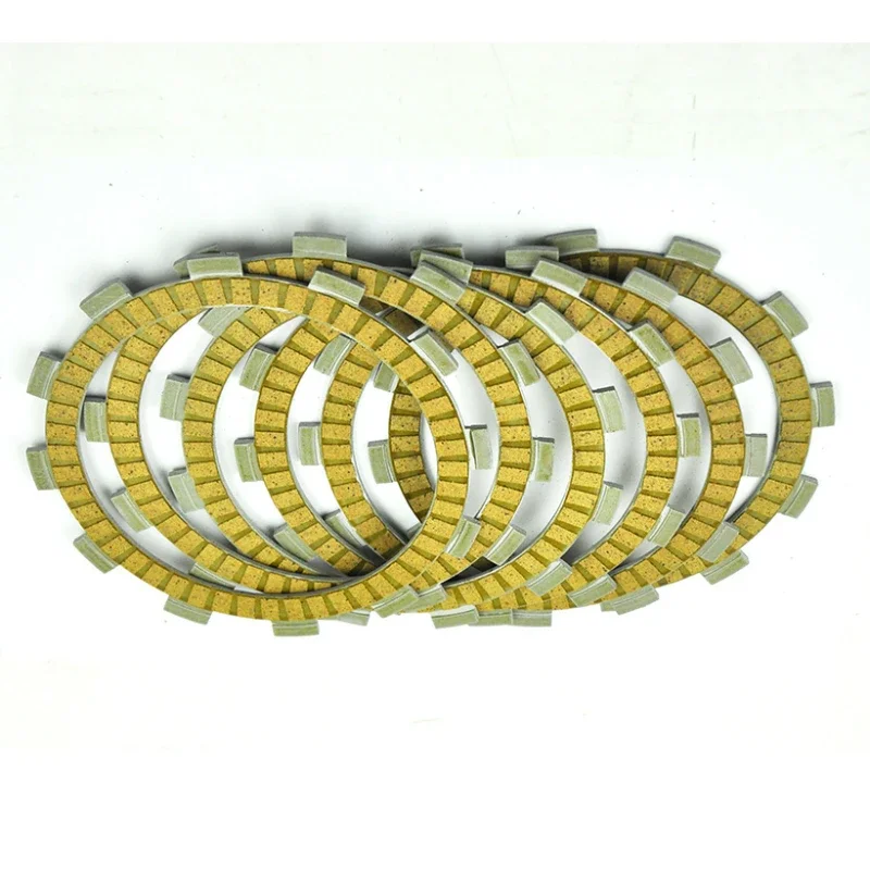 LP Motocycle Fibrous Clutch Discs Plates 6 Pcs For SUZUKI LT250R 87-92 RL250 74-75 RM250 86-87 DR650RSE 91 LT RL RM DR 250 650