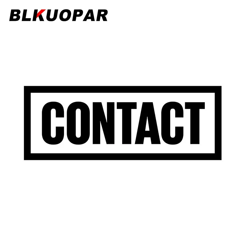 

BLKUOPAR контактная наклейка для автомобиля, модные высечки, устойчивые к царапинам виниловые наклейки, индивидуальные водонепроницаемые забавные автомобильные аксессуары для фургона