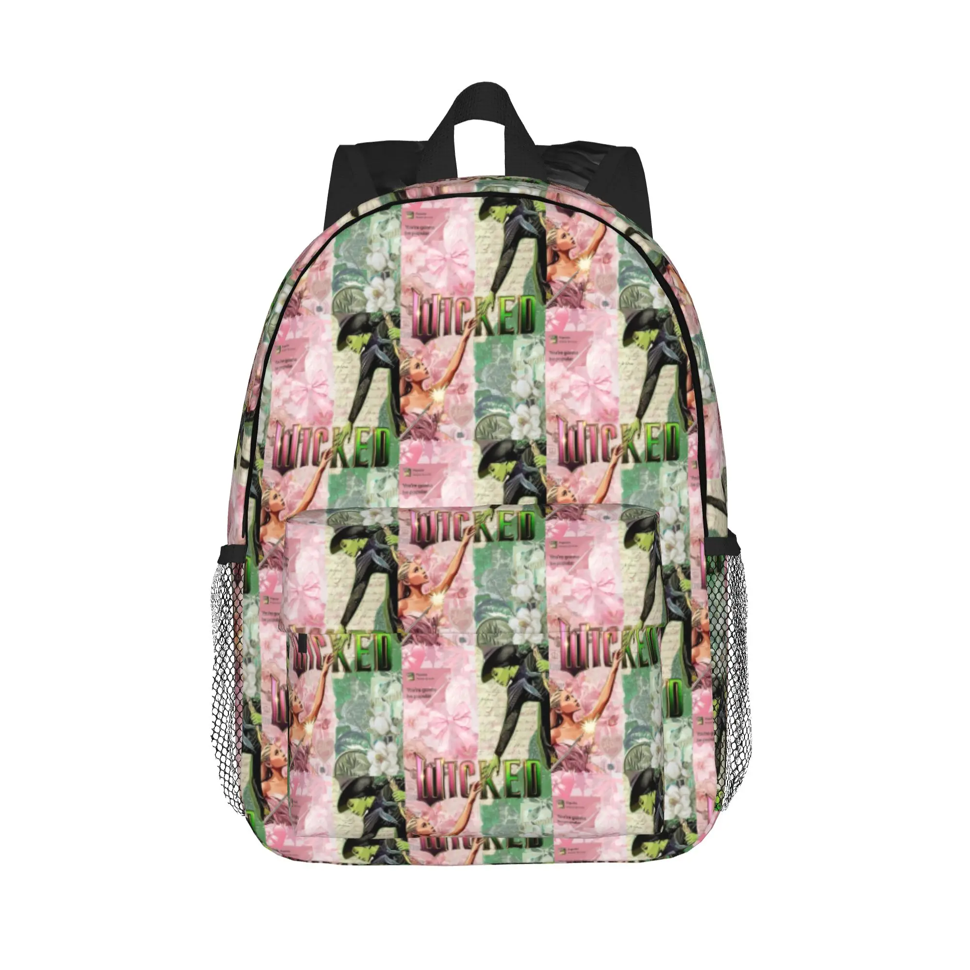 Movie Wicked Elphaba And Glinda Backpack Hot Sale Daypack Large Capacity Boy Girl BookBag Shoulder Bags for Men Women School Bag