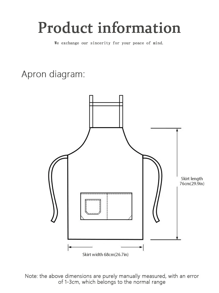 Delantal de lona impermeable de grado comercial: diseño multiusos duradero para servicios de alimentos, tiendas minoristas, floristas, estudios de uñas