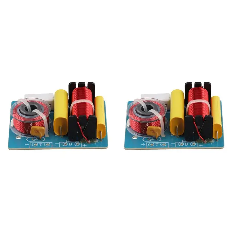 

AA08-2X 120W 2 Way Audio Frequency Divider DIY Bass Speaker Subwoofer Crossover Filters Accessories 2800Hz