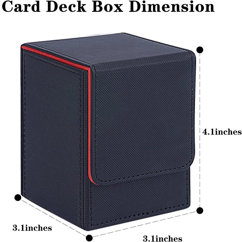 Trading Card Deck Box Storage Hobbies Protective for TCG Durable Baseball Card for 100+ Cards Card Holder Display Cards Case