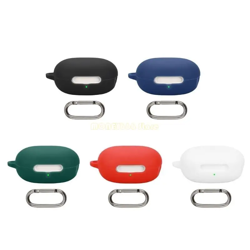 غلاف سماعة F62C غلاف مقاوم للصدمة علبة غلاف الجلد المضاد للحيوانات القابلة للغسل قذيفة سيليكون قابلة للغسل تعزز قبضة AILEBUDS