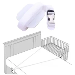 Baby Crib Safety Fixing Fasteners Holder Straps Baby Bed Connector Mattress Strap Belt Mother-Child Bed Anti Moving Fixed Belt