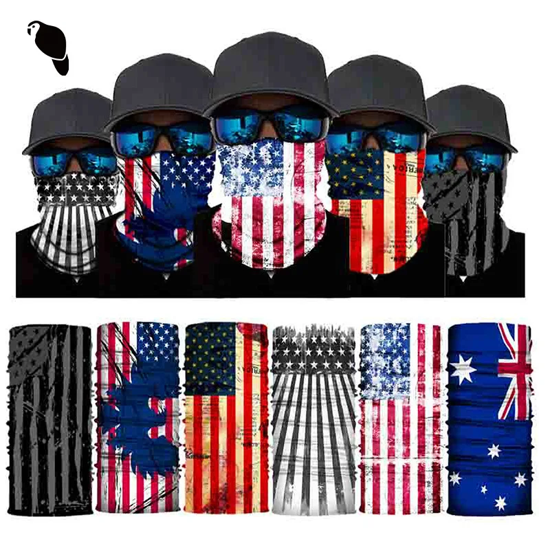 Xunhui Magic Headscarf European and American Multifunctional Outdoor Variety Headscarf Sunscreen Mask Warm Sports Seamless Headscarf Spot