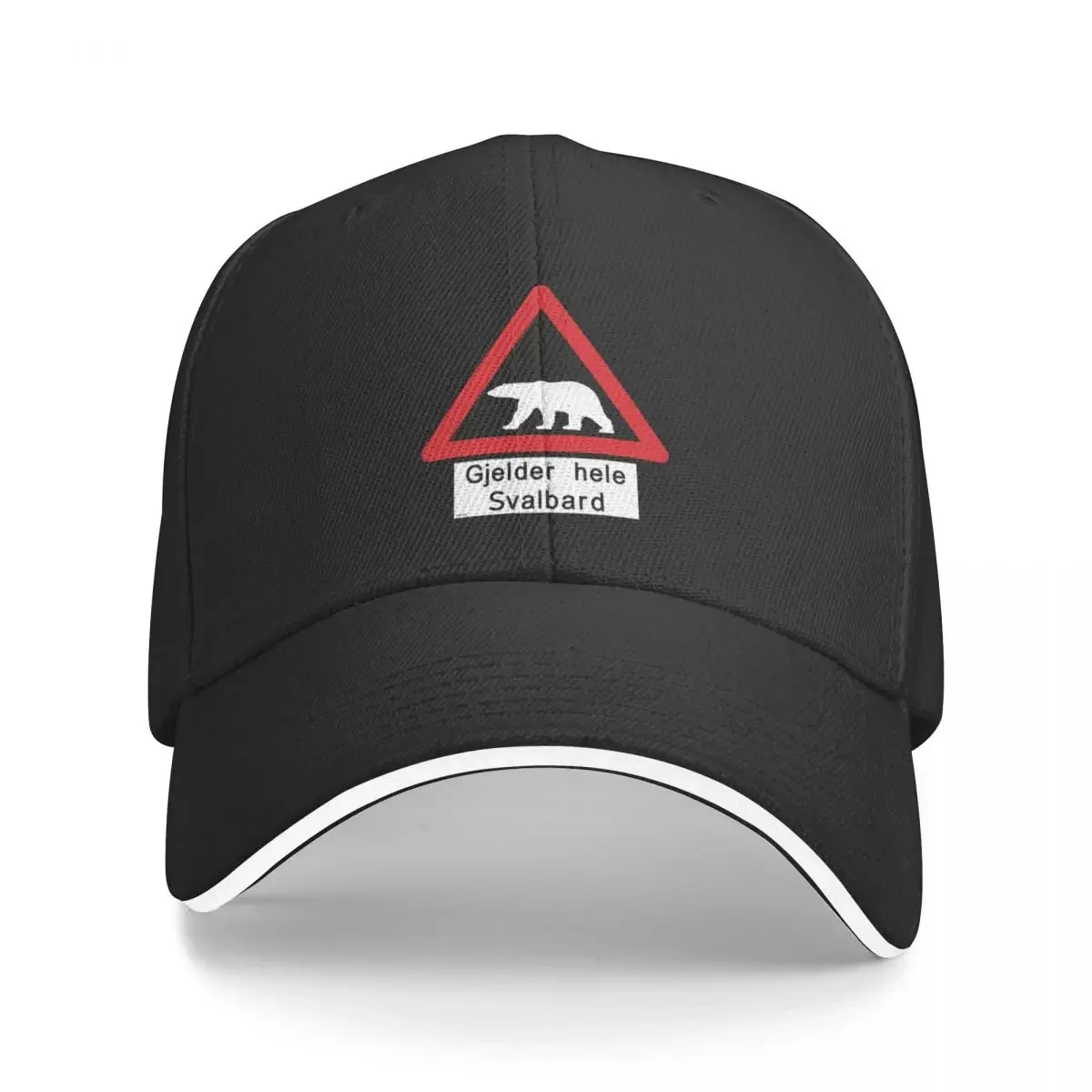 Beware of Polar Bears Sign - Svalbard Norway - Gjelder hele Svalbard Baseball Cap western Hat Beach Bag Baseball Men Women's