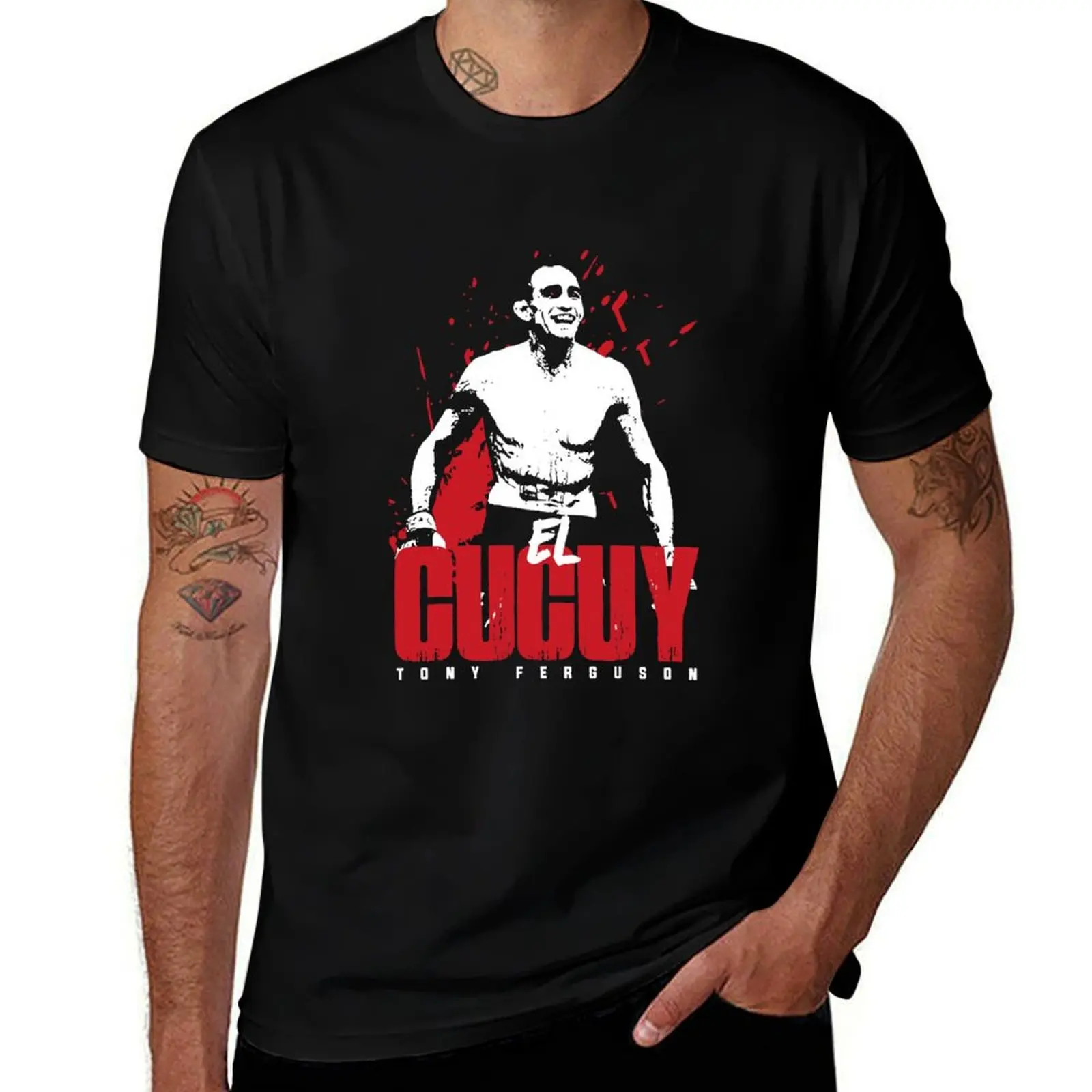 

EL CUCUY - TONY FERGUSON T-Shirt t shirt man designer man t shirts for men casual man t shirt cotton T-Shirt