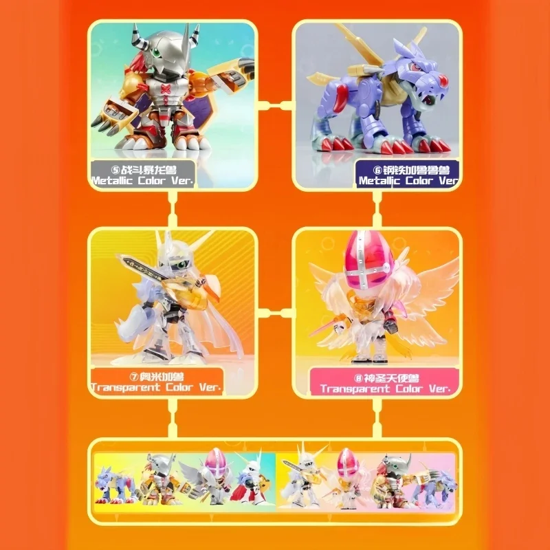 Nuevo Producto auténtico Bandai Plabako Digital bebé modelo de ensamblaje de plástico sorpresa caja ciega batalla tiranosaurio marea regalos de juego