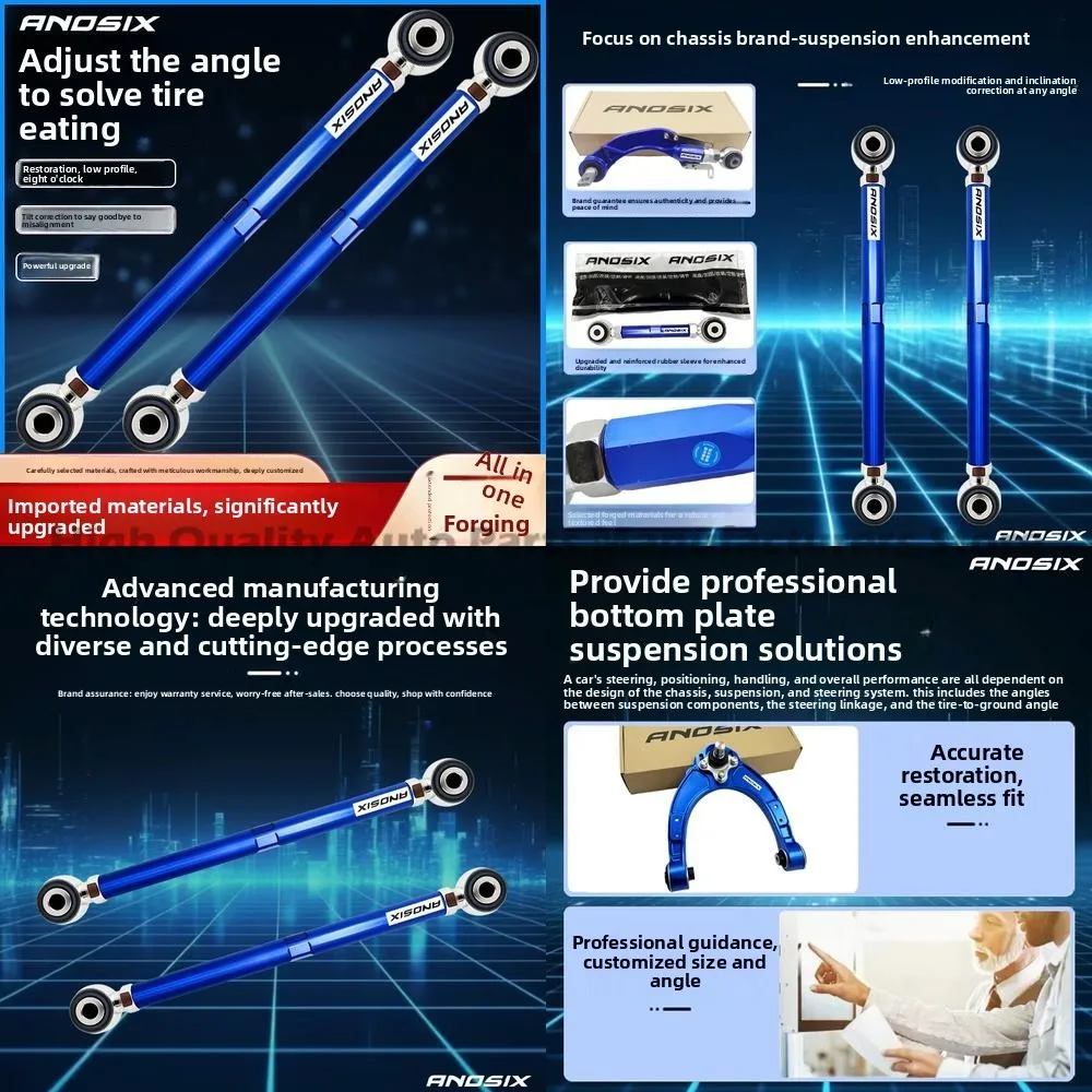 

Rear Wheel Adjustable Rod Camber Toe Arm for JEEP GAC Cherokee Compass Rear Axle Modification Alignment Arm