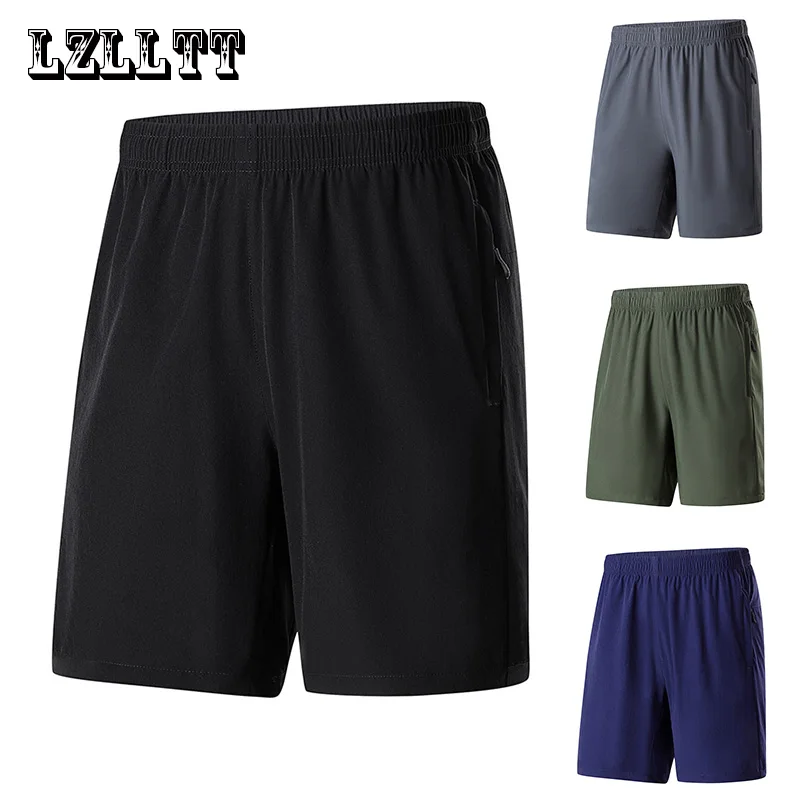 Plus Size 11XL 12XL Summer Men Solid Sport Shorts Mens Breathable Beach Shorts Men Large Quick Dry Jogger Shorts Male 9XL 10XL