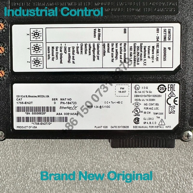 1756-EN2T, Communication Card, Ethernet/IP Communication Module